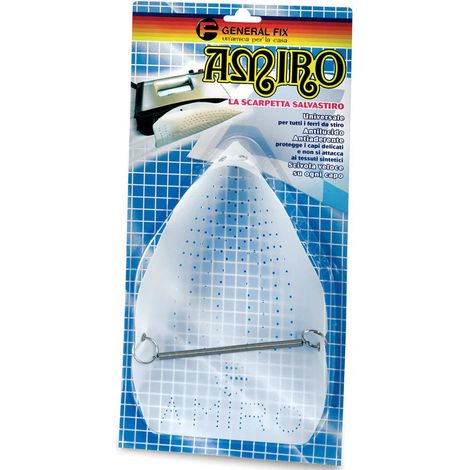 Soletta "Amiro" salva stiro anti lucido con resistenza fino a 250°