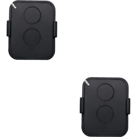 Set of 2 Remote Controls, 2 Channels, 433MHz Gate Remote Control with Secure Rolling Code, Compatible with Automated Receivers