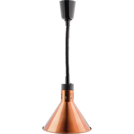 Lampe Chauffante Conique Rétractable Finition Cuivre - Buffalo