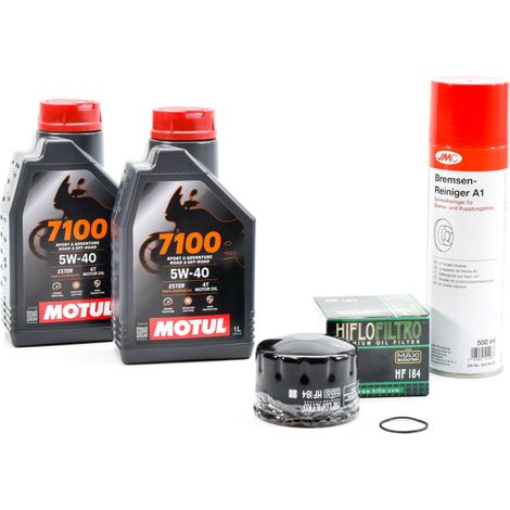 Kit Entretien Vidange Standard pour PIAGGIO MP3 400 de 2007 à 2013 - MOTUL 7100 5w40 2L