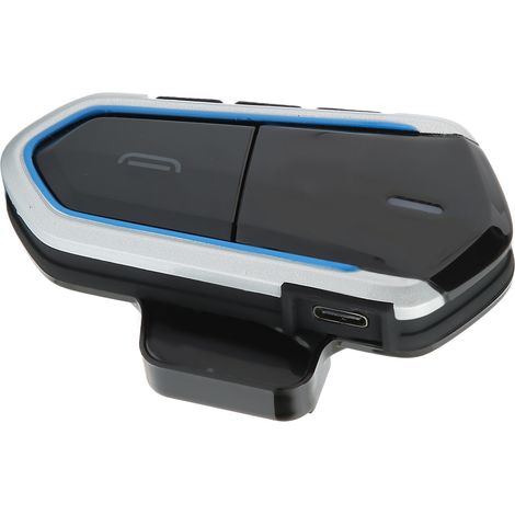 Casque Bluetooth pour moto étanche avec grand bouton, ultra-fin.