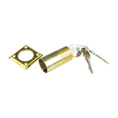 CILINDRO ESTERNO A TUBO C400 FACCHINETTI - OTTONE CHIAVI 3 D.MM 26 L.MM 50- 2 pezzi