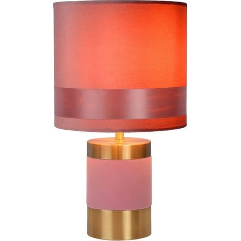 Lampada da tavolo Lucide Frizzle rosa E14 40W 32cm IP20 (1/5)