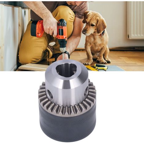 Mandrin de perçage à filetage 3-16 mm 1/2-20UNF convertible, mandrin à 3 mors sans clé (1/5)