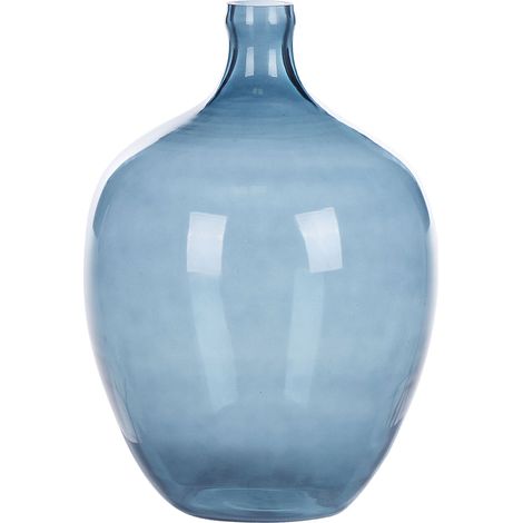 Flower Vase ROTI Glass 39 cm Blue