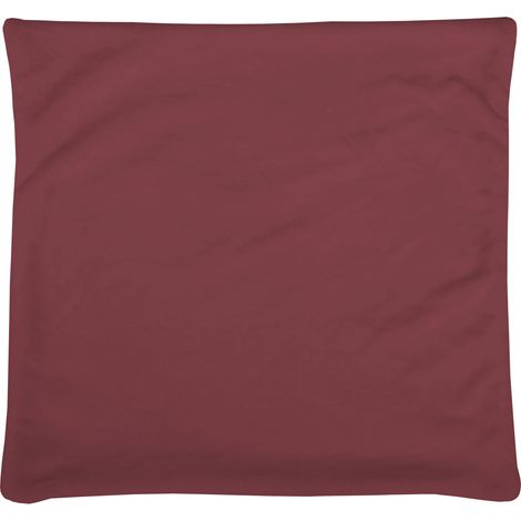 Housse de coussin douceur Marsala 40x40 cm (1/2)