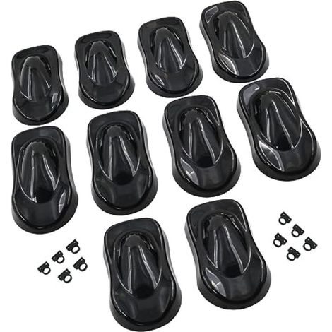 Irovami Modèle pneumatique pour l'exposition de peinture automobile, 10 pièces, noir (1/5)
