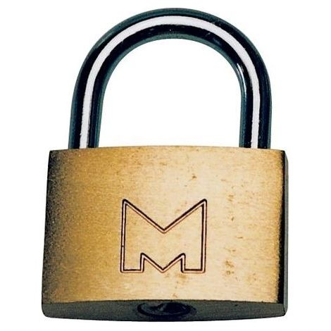 Lucchetto Standard in Ottone Maurer Misura 25 mm confezione 10 Pz (1/2)