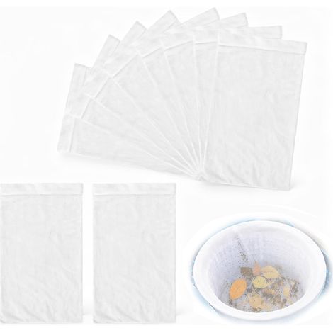 10pcs Chaussette Skimmer Piscine,Chaussettes Filtre Piscine Pool Prefiltre Skimmer de Surface (1/5)