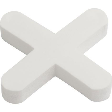 100 distanziatori a croce da 5 mm per piastrelle e fughe - in plastica - per pavimenti, pareti e fughe (1/3)