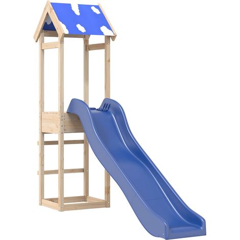 Maison Exclusive - Parque infantil de exterior de madera maciza d