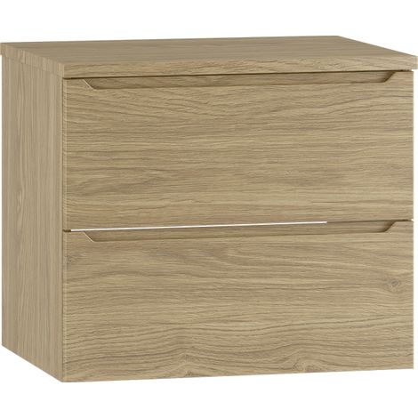 Meuble sous-vasque 60cm plan de toilette Viggo Bois