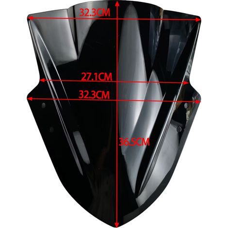 Direct sales of motorcycle modification parts DFB-001 motorcycle windshield wear-resistant universal bracket windshield (1/4)