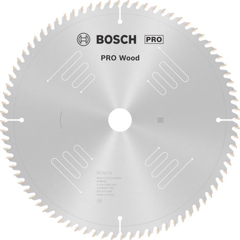 Bosch PRO Wood Kreissägeblatt, 305 x 3,2 x 30 mm, T80