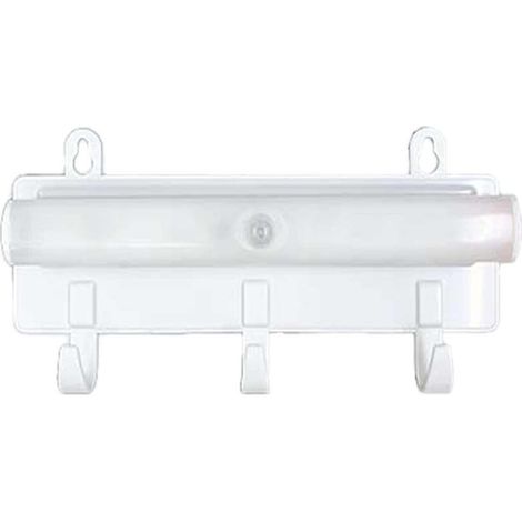 Appendiabiti con Lampada di Sensore a Movimento Luce LED da Armadio Bianco Freddo 6500K 70lm 1W