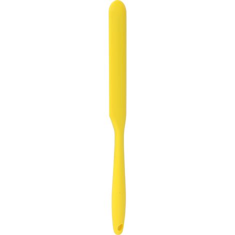 Spatule à cire, applicateur de cire fondue, racleur de cire en grains, spatule multifonctionnelle en silicone jaune (1/5)
