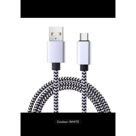 Câble de charge USB Type-C 3A pour une charge rapide et un transfert de données.
