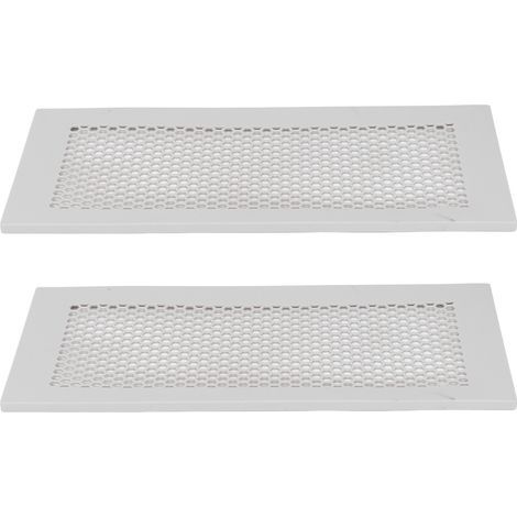 2 protège-grilles de sécurité bébé, en silicone, gris (1/5)