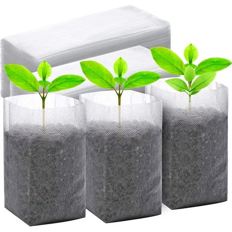 (7x10cm)200 Sacs pour Semis/Plantation Sac de Culture, Godets Semis , Sachets Graines (1/5)