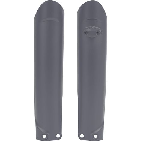 Protectores de piernas con amortiguador Polisport para KTM SX, SXF, EXC, EXCF, TC y FC (gris)