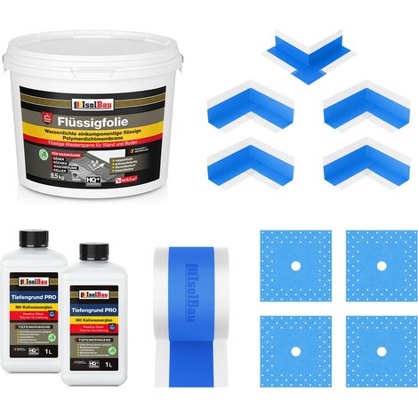 Kit de joint 406B Liquid Foil 9,5 kg TF PRO 2 L Ruban adhésif 15 m 4 x Coins 4 x Manchons (1/5)
