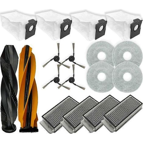 Filtre pour aspirateur brosse pour aspirateur Filtre de brosse pour aspirateur filtre de X50 Ultra / S40 Enhanced Edition Robot Aspirateur Main Side Brosse HEPA Filtre Serpillière Cloth Rep (1/5)