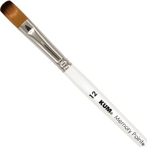Pinceau d'aquarelle Memory Point Filbert, Taille 12 (1/4)