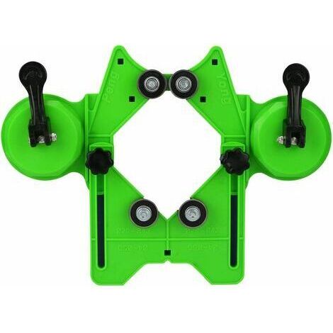 Localisateur de trou de foret  - Foret diamanté de 4 à 83 mm Ouvertures de guide de scie Support de centrage Localisateur，1 pièce, vert (1/5)