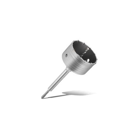 Scie cloche à béton 41/8" 105 mm avec bielle SDS Plus 220 mm, kit de forets en acier tungstène pour béton, ciment, pierre, brique, mur en adobe