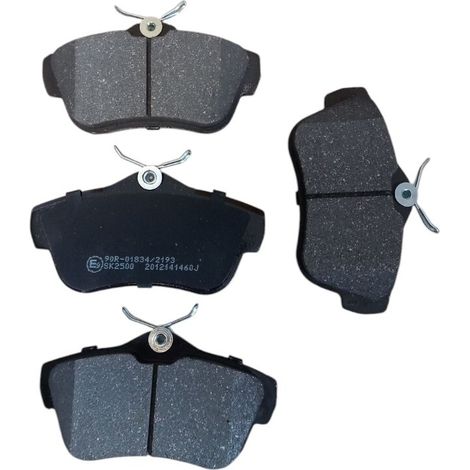 Pastiglie freno posteriori compatibile per fiat scudo ii dal 2007-2015