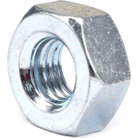 ECROU PAS A GAUCHE FIXATION DEBROUSSAILLEUSE TONDEUSE TRACTEUR FILETAGE METRIQUE (10x1.25)
