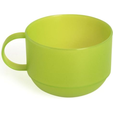 Tasse 0,50 l, Plastique, Vert, 11 x 11 x 8 cm (1/2)
