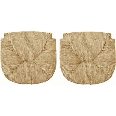 C2000 Set 2 pz Asiento repuesto inferior paja natural para silla Marocca 35x41cm