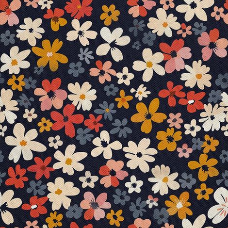 Tela decorativa para exteriores Oxford - Motivo floral I DX5505 (1/5)