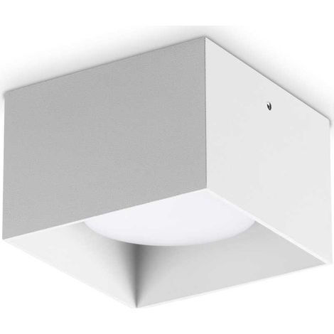 Ideal Lux SPIKE Downlight carré monté en surface blanc