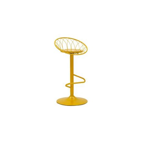 Tabouret de bar clox moutarde 49 x 45x92 (1/5)