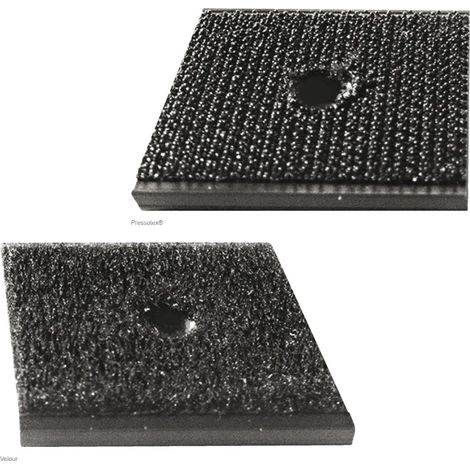 COPPIA PIASTRINE CON VELCRO/VELLUTO 34x34 mm (1/2)