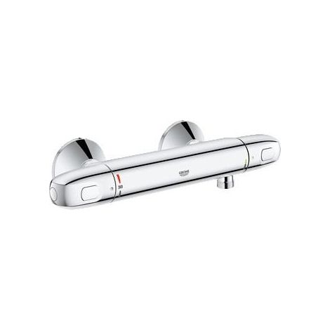 Mezclador termostático de ducha de pared GROHTHERM 1000, cromo intrínsecamente seguro GROHE (1/2)