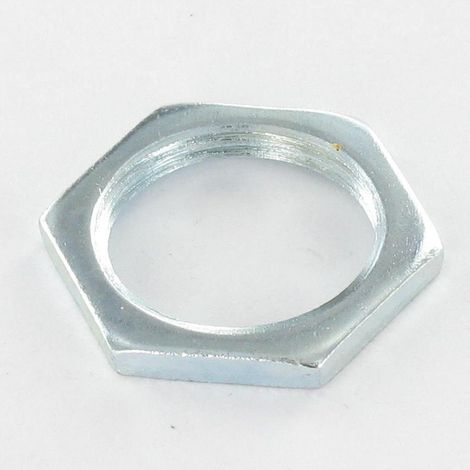 Vis Express – Écrou hexagonal bas hm/contre écrou 20 Pas 125 EP2.8 S/PLAT25 – Acier zingué blanc – 1 pièce pour fixation durable - blanc-1