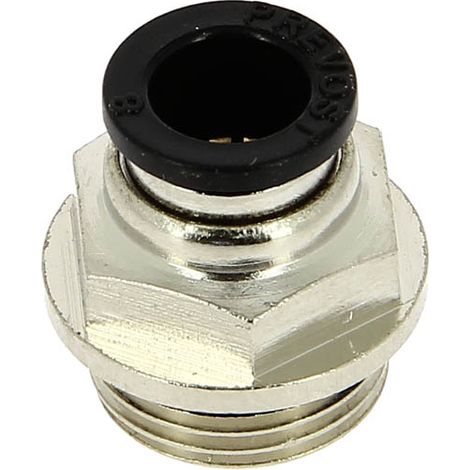 Raccord pneumatique instantané Ø8 fileté mâle 3/8" (12x17)