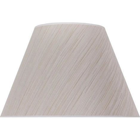 [GEBRAUCHT] B-Ware Lampenschirm Schirm Sofia Textil Weiß Gold Gestreift Innenraum Höhe 31cm