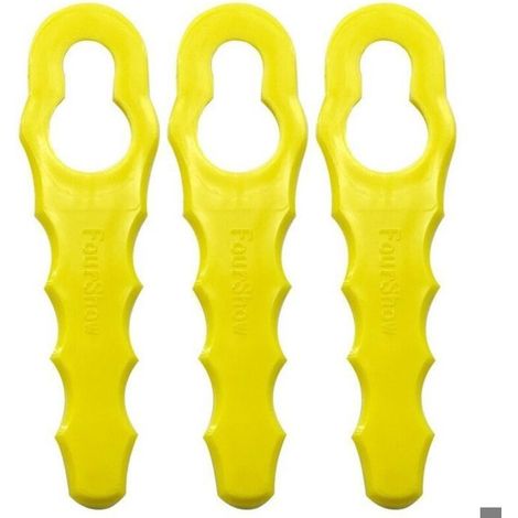 Lot de 100 lames de rechange pour coupe-bordure Ryobi – Têtes double lames dentelées RAC155 RAC157 RAC158 – Pour herbes (1/3)