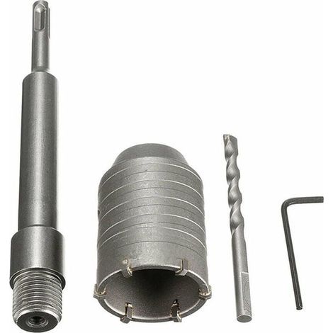 SDS Plus tige béton ciment pierre 50 mm mur scie cloche foret 200 mm tige nouveau (1/5)