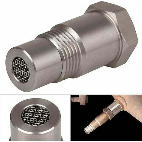 Adaptateur capteur d'oxygène O2 M18x1.5 – Éliminateur voyant contrôle moteur – Acier inoxydable – Pour catalyseur retiré (1/4)