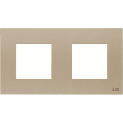 Zenit Plaque de Finition 2X2 modules Champagne 2CLA227200N1902 ABB N2272CV