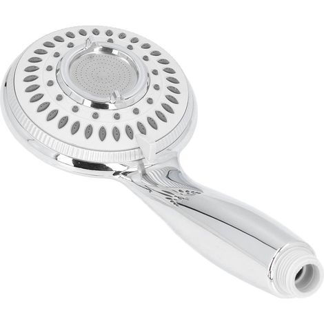 G1/2-Duschkopf aus verstopfungsfreiem Kunststoff, wassersparende Handbrause mit 4 Strahlarten (1/5)