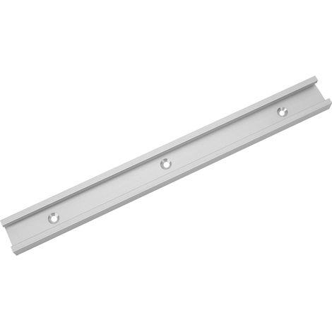 Gabarit de rail d'onglet à rainure en T en alliage d'aluminium, outil de menuiserie pour dalles coulissantes non poreuses (500 mm)