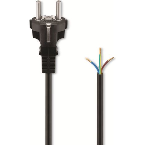 GOOBAY câble de protection NK 116 S-200, 2 m, noir (1/2)