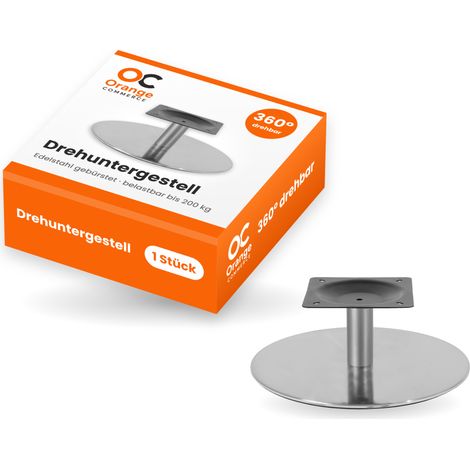 Edelstahl Drehuntergestell Drehteller Untergestell Clubsessel Sessel Drehsessel (1/5)
