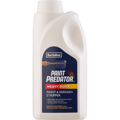 Décapant puissant pour peinture et vernis 1 l – Décapant non caustique pour bois, métal et maçonnerie (1/5)